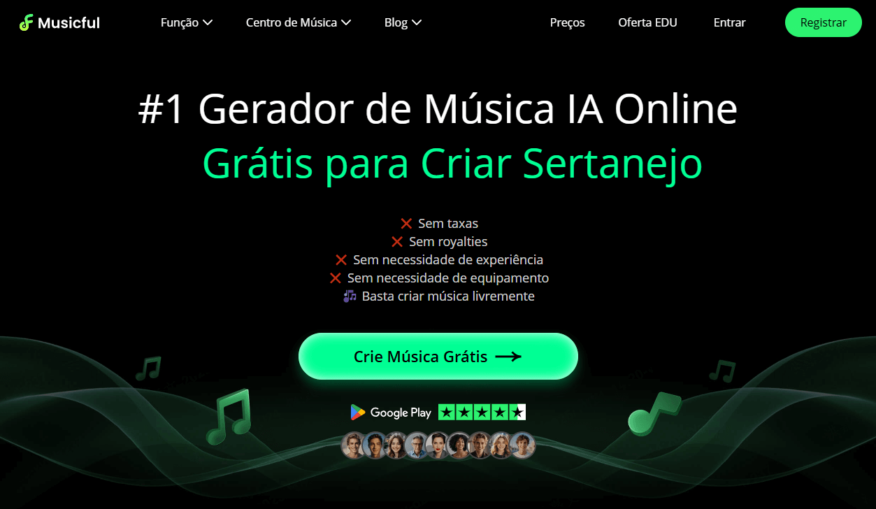 Gerador de Música com Musicful IA