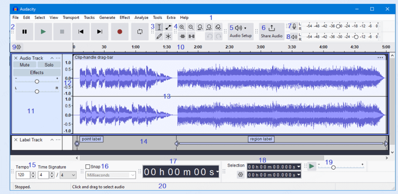 Audacity — software gratuito de mixagem