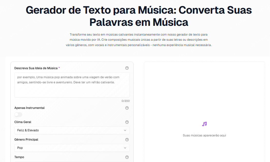 canções de Natal Musely AI