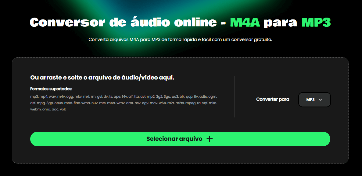 Música MP4 para MP3