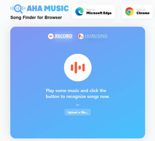 aha music hum to find music