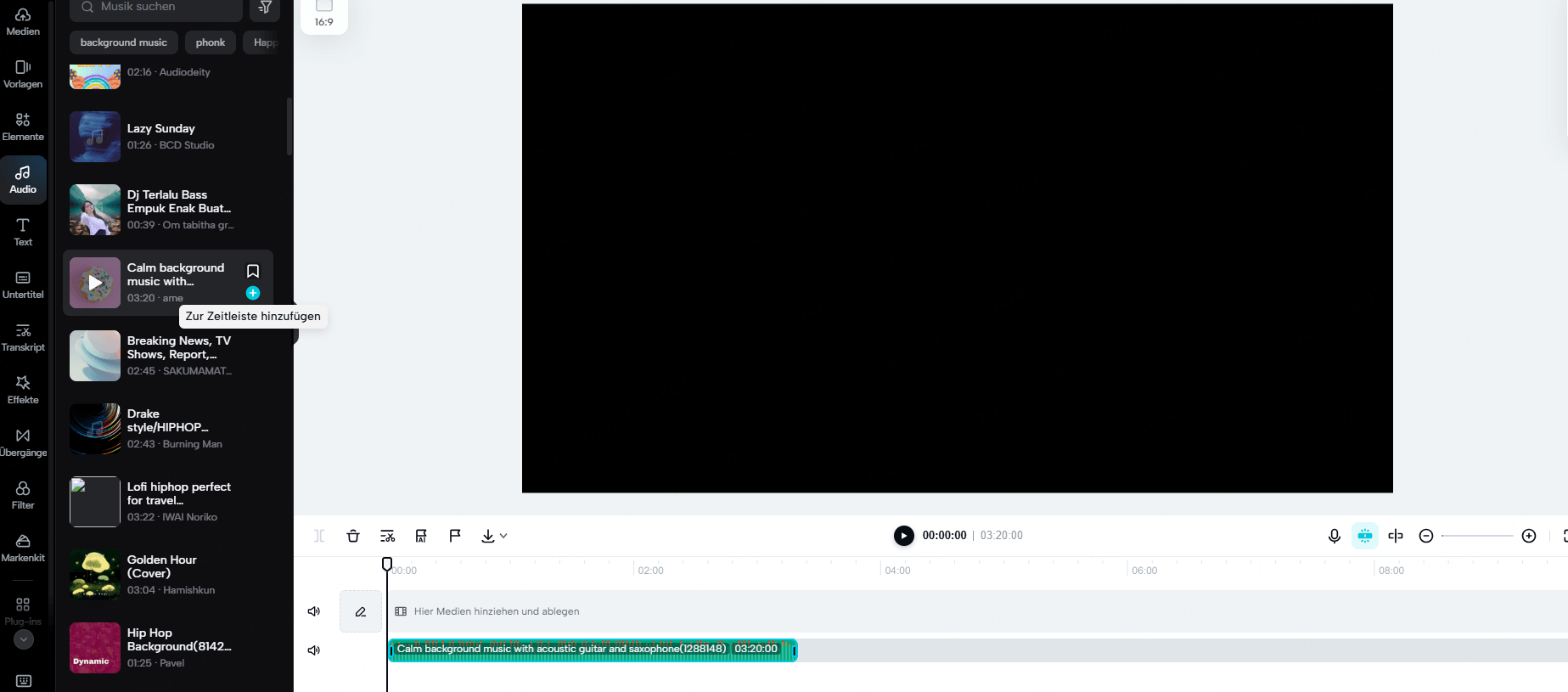CatCup Timeline passen