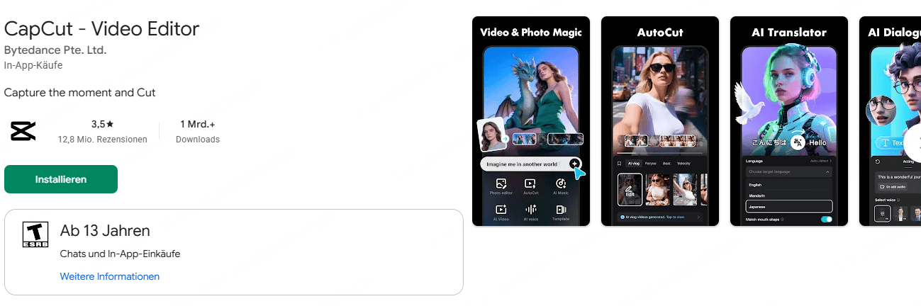 CapCut Audio aus Video kostenlos extrahieren