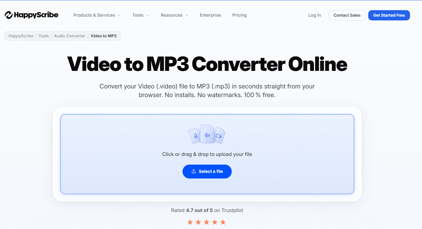 HappyScribe Video in MP3