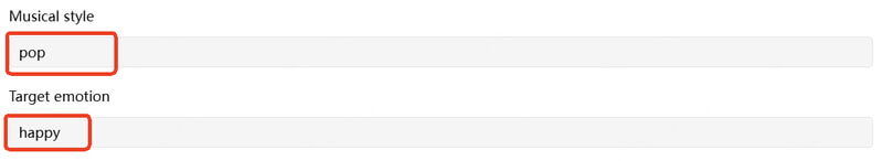 musikstil und ziel-emotion wählen