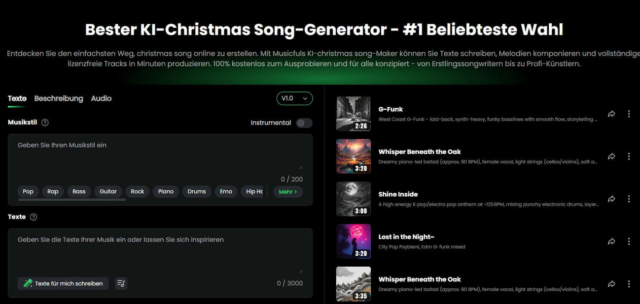 musicful ki Musik-Generatorr