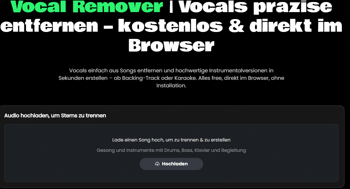 Musicful Vocal Remover