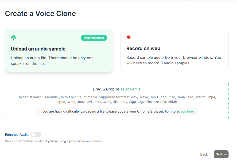 Resemble AI Voice Cloning