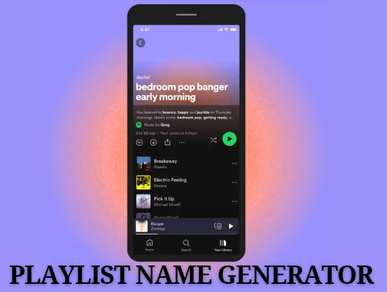 aesthetic playlist name generator