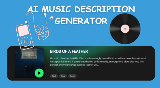 ai music description generator