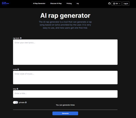 ai rap generator