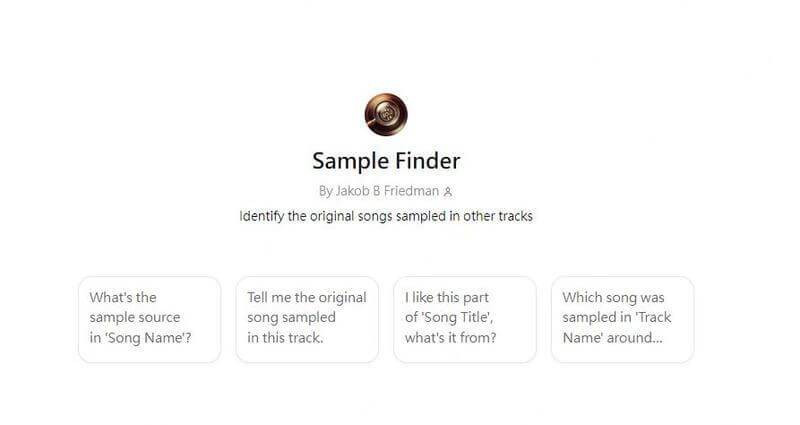 ai song sample finder