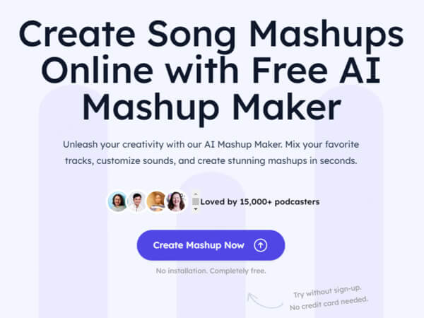 audio cleaner ai mushup maker