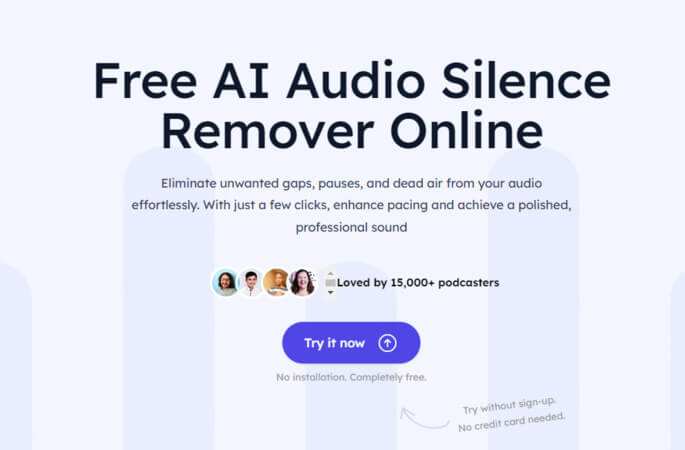 audio cleaner ai silence remover