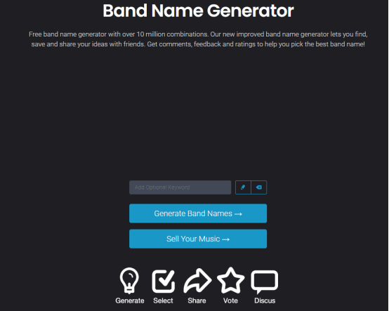 band name generator