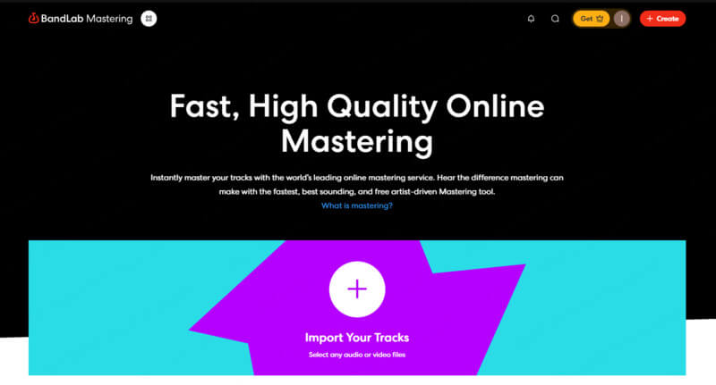 bandlab ai music mastering online free