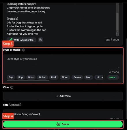 ai change song styles