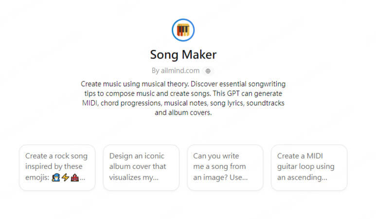 chatgpt song maker free