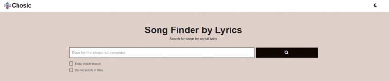 chosic ai lyrics finder