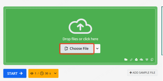 click choose file