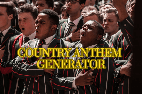 country anthem generator