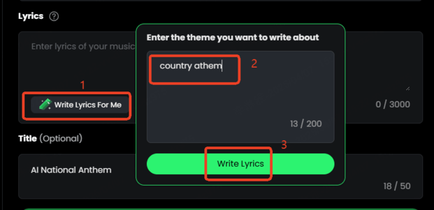 create nation anthem lyrics