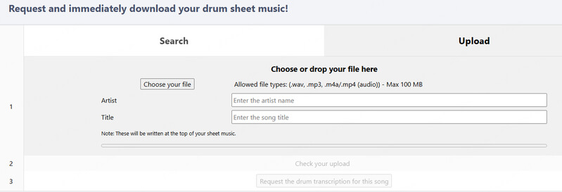 drumscrib music transcription ai