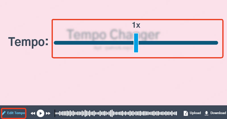 edit tempo