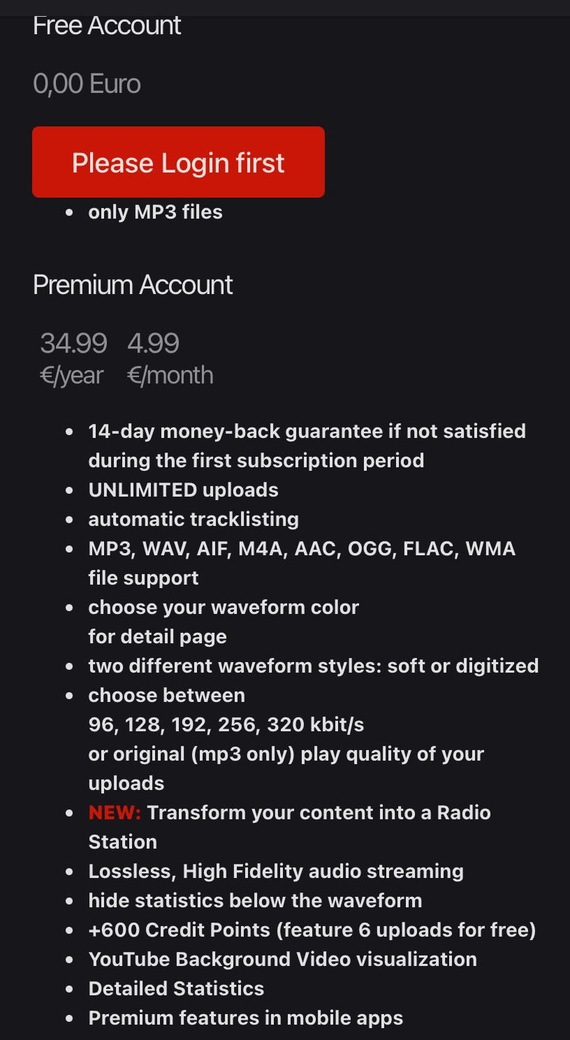 hearthis at pricing
