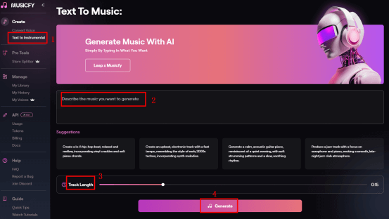 how to use musicfy