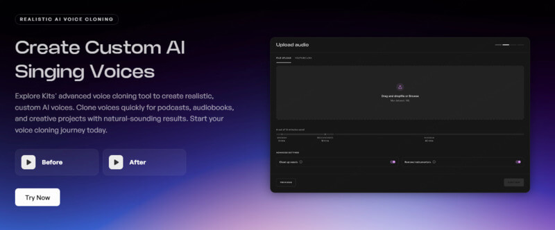 kits.ai clone voice