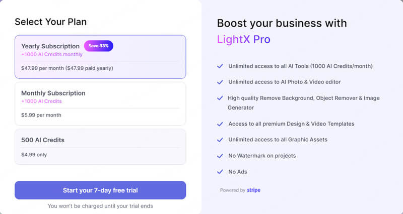 lightx price