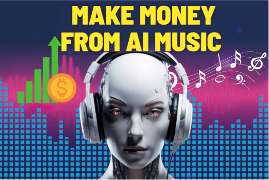 make money from ai music