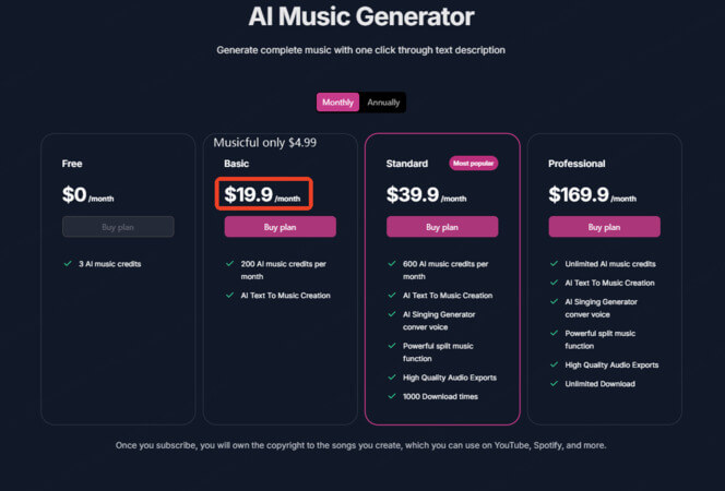 makebestmusic pricing