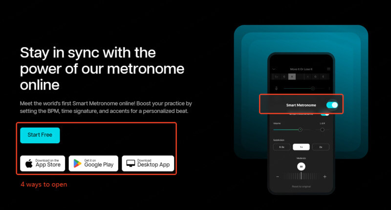 moises ai smart metronome