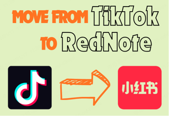 move from tiktok to rednote