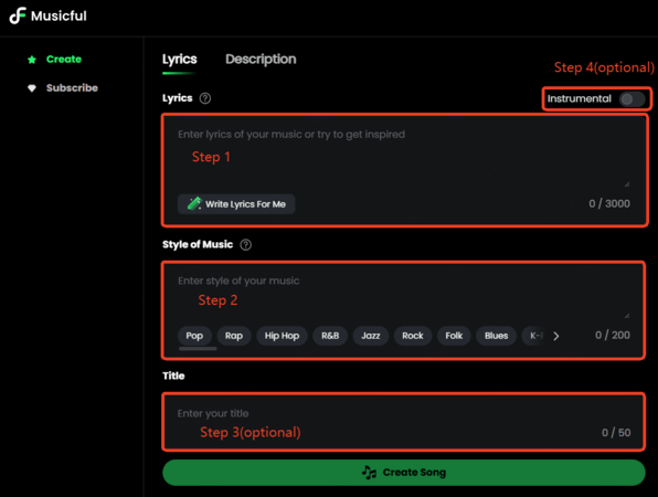 ai diss track generator Custom mode