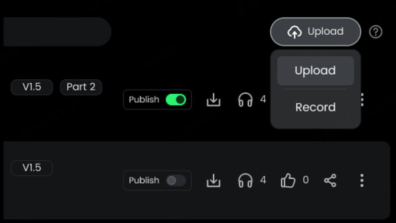 musicful upload audio
