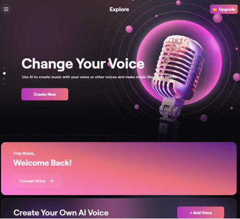 musicfy free kpop ai voice generator