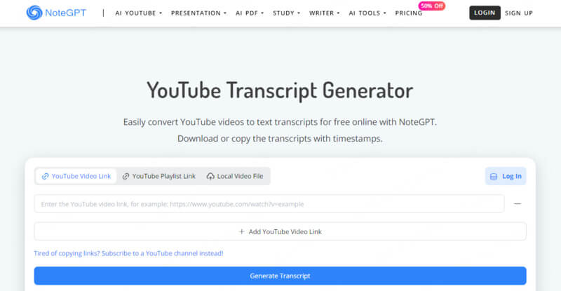 notegpt ai lyric transcriber