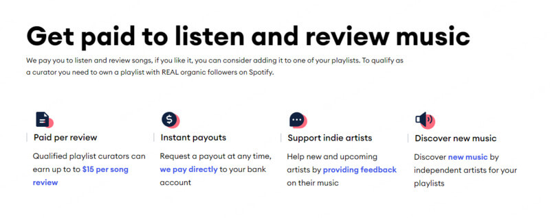 playlist push listen and review music