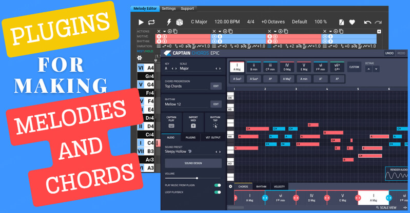 plugins for making melodies and chords