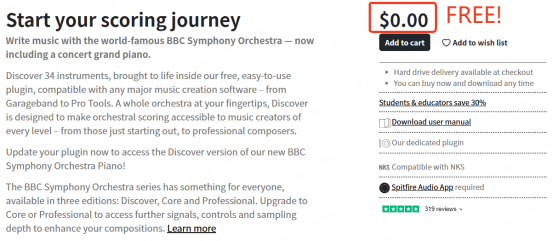 price of bbc symphony orchestra discover