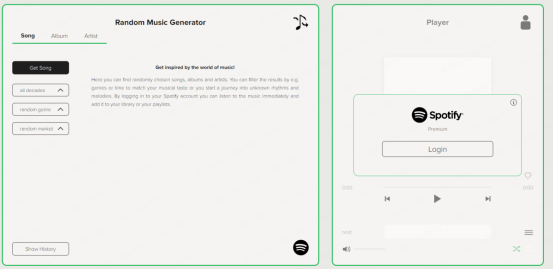 random music generator for spotify