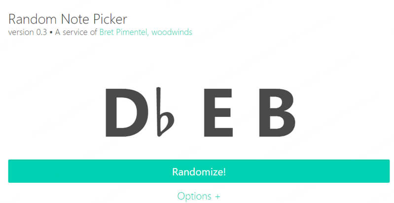 random note picker random music note generator