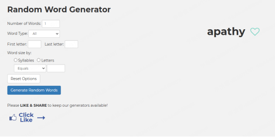 random word generator