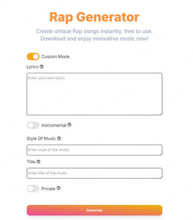 rap generator 