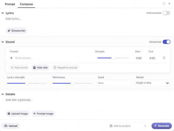 riffusion compose mode