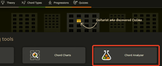 select chord analyzer 