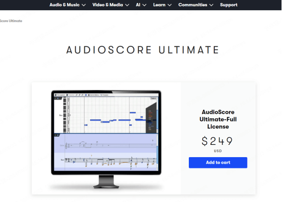 sibelius audioscore